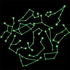 Us 0 72 27 Off Eshylala 1 Pack New Design Star Map Glow In Darkness Night Sky Constellations Zodiac Chart Poster Sticker In Wall Stickers From Home