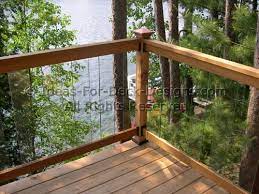 Glass Deck Railing Choose Wood Or