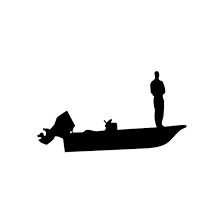 Boat Rod Fishing Wall Decal Vinyl