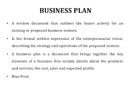 Business Plan Entrepreneurship