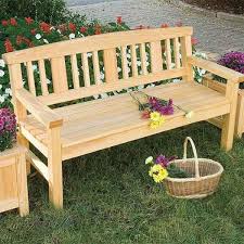 Material / cut list disc. Woodcraft Magazine Woodworking Project Paper Plan To Build Garden Bench