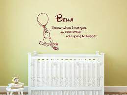 winnie the pooh wall decal quote