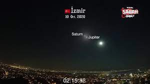 Jüpiter ile Satürn'ün büyük buluşması | Video videosunu izle | Son D