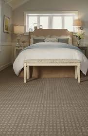 carpeted coastal beach house bedroom