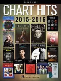 Hal Leonard Chart Hits Of 2015 2016 Easy Piano Book