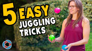 These are the first three ball juggling tricks i learned once i could do a three ball. 5 Easy Juggling Tricks Beginner Tutorial Youtube