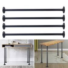 4x 28 30 industrial pipe table legs