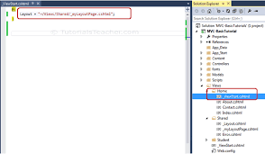 what is layout view in asp net mvc