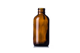 Amber Glass Bottle 4 Oz Saffire