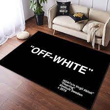 custom rug off white rug