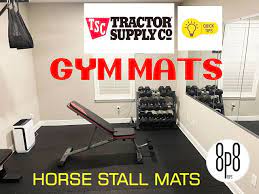 gym flooring rubber mats horse stall