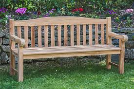 4 seater garden benches teak large