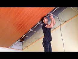 installation pvc ceiling panel