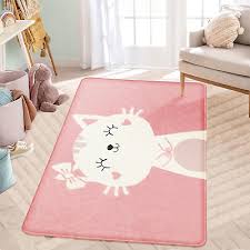 kids rug pink for bedroom s nursery