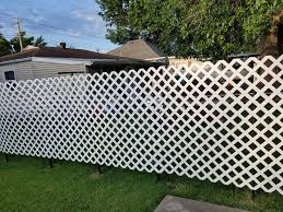 Privacy Fence Made From Step In Posts