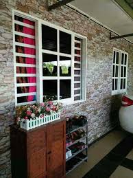 Untuk mempercantik tampilan dinding rumah, cat merupakan salah satu alternatif terbaik. Contoh Deco Dinding Luar Rumah Guna Shanana Home Deco Facebook