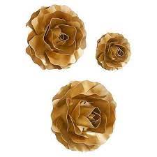 Metal Roses Wall Decor S