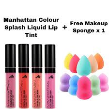manhattan colour splash liquid lip tint