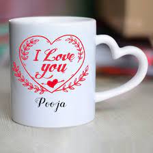 Huppme I Love You Pooja Heart Handle ...