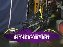 Clean Up A Sewage Spill In The Basement