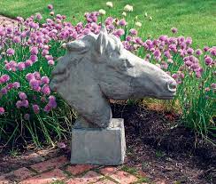 Horse S Head Stone Garden Ornament