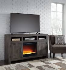 Mayflyn Charcoal Large Tv Stand W