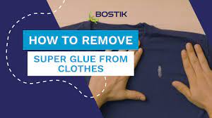 how to remove super glue from clothes