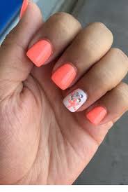 In this article we look at some of the nail designs that you could consider. Nice Coral Summer Nails Design