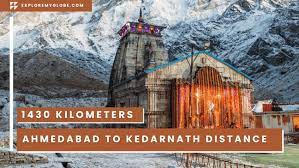 ahmedabad to kedarnath distance train