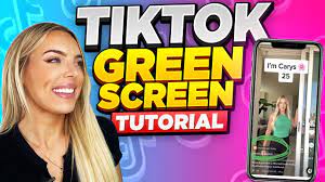 green screen on tiktok full tutorial
