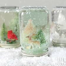 mason jar snow globes better homes