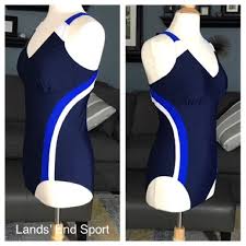 New Lands End Sport Swimsuit