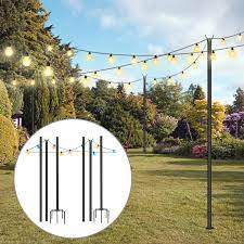 mophoto string light pole stand outdoor