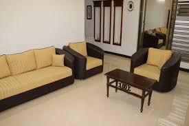 5 seater leather fabric sofa set