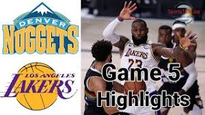 Mike singer, nuggets beat writer: Nuggets Vs Lakers Highlights Full Game Nba Playoff Game 5 Youtube