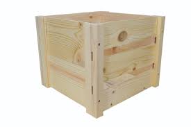 wooden crate lp record storage poole