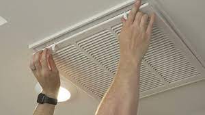 air filter located on the ceiling