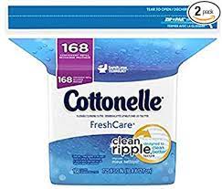 Cottonelle flushable wipes 168 ct. Amazon Com Cottonelle Fresh Care Flushable Moist Wipes Refill 168ct Pack Of 2 Health Household