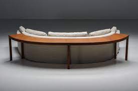 Curved Sofa Attributed To Adrian