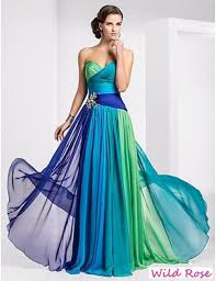 Peacock Colors Bridesmaids Dress Love The Combination Of