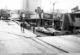 The 1964 alaskan earthquake, also known as the great alaskan earthquake and good friday earthquake, occurred at 5:36 pm akst on good friday, march 27. 1964 Alaska Earthquake Photos Anchorage Alaska Earthquake 1964 Yesterdays Museum 1964 Alaska Earthquake Alaska Photos Anchorage Alaska