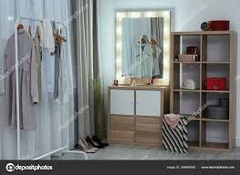 makeup mirror wardrobe rack