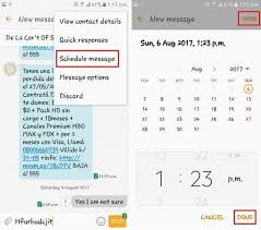 Android Schedule Text Message