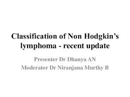 Lymphoma Updates