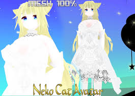 Characters anime voiced by members details left details right tags genre quotes relations. Second Life Marketplace Neko Blonde Hair Cat Anime Avatar Girl Young Furry Mesh Complete