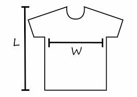 Adult Female T Shirt Size Chart Template T Shirt Sizing