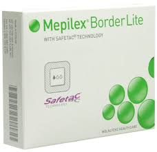Mepilex Border Lite Foam Dressings 3 X 3 Inch Sterile Case Of 70