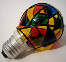 Ge Stained Glass Bulb
