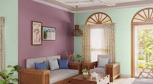Pink Green Living Room Idea