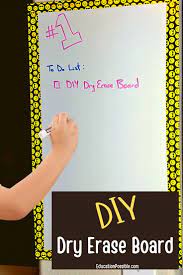 Sign up for our newsletter! How To Make A Dry Erase Board In Minutes